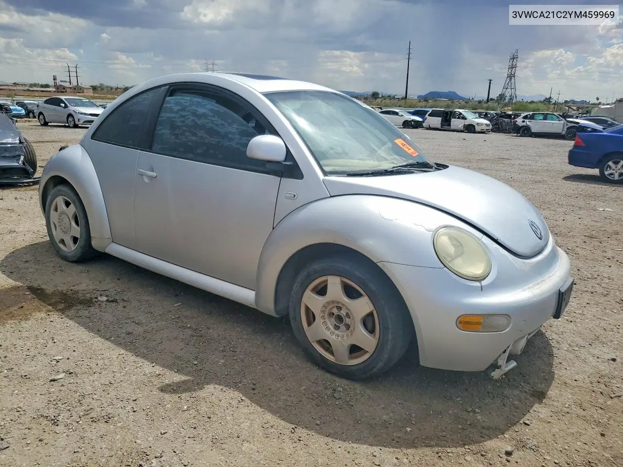 2000 Volkswagen New Beetle Gls VIN: 3VWCA21C2YM459969 Lot: 57736196
