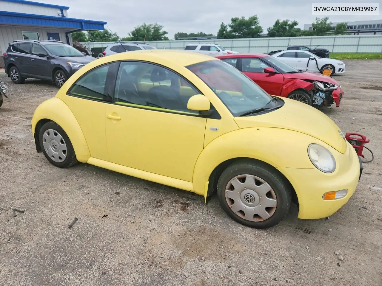 2000 Volkswagen New Beetle Gls VIN: 3VWCA21C8YM439967 Lot: 59384676
