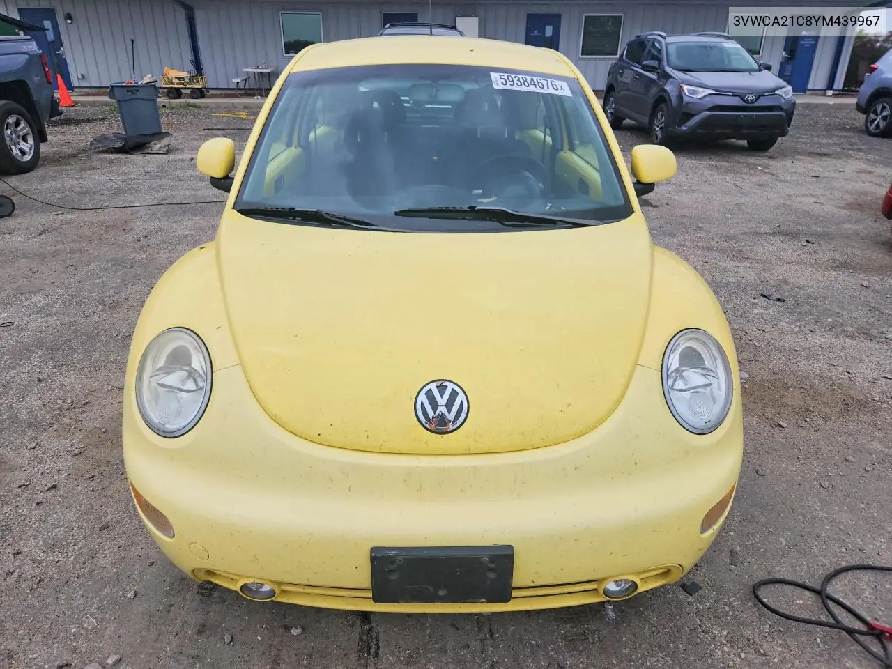 2000 Volkswagen New Beetle Gls VIN: 3VWCA21C8YM439967 Lot: 59384676
