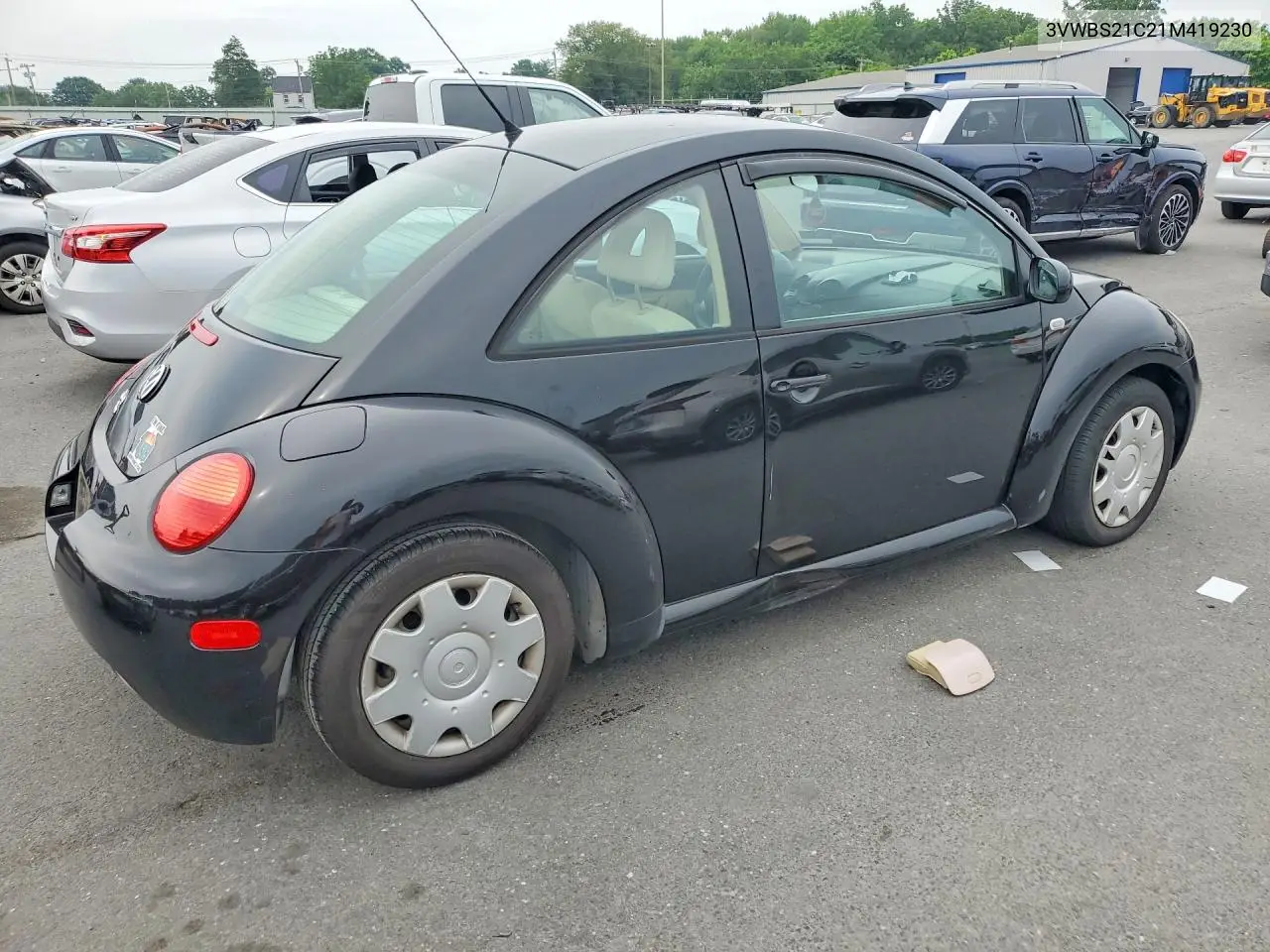 2001 Volkswagen New Beetle Gl VIN: 3VWBS21C21M419230 Lot: 59399876