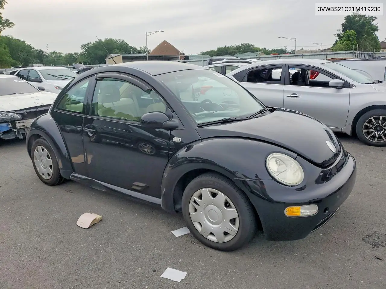 2001 Volkswagen New Beetle Gl VIN: 3VWBS21C21M419230 Lot: 59399876