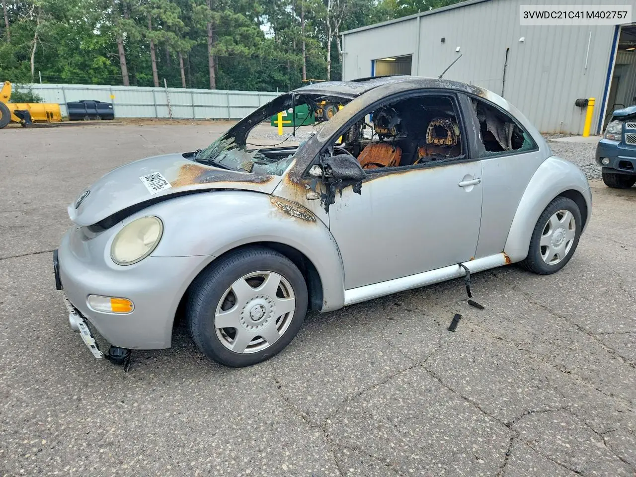 2001 Volkswagen New Beetle Glx VIN: 3VWDC21C41M402757 Lot: 60941576