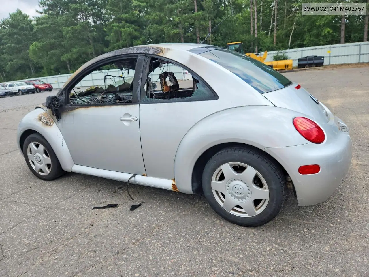 2001 Volkswagen New Beetle Glx VIN: 3VWDC21C41M402757 Lot: 60941576