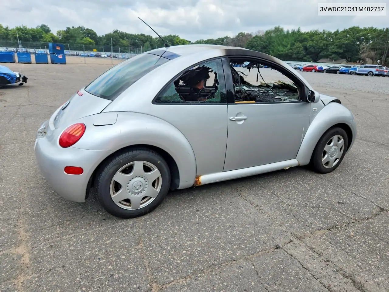 2001 Volkswagen New Beetle Glx VIN: 3VWDC21C41M402757 Lot: 60941576