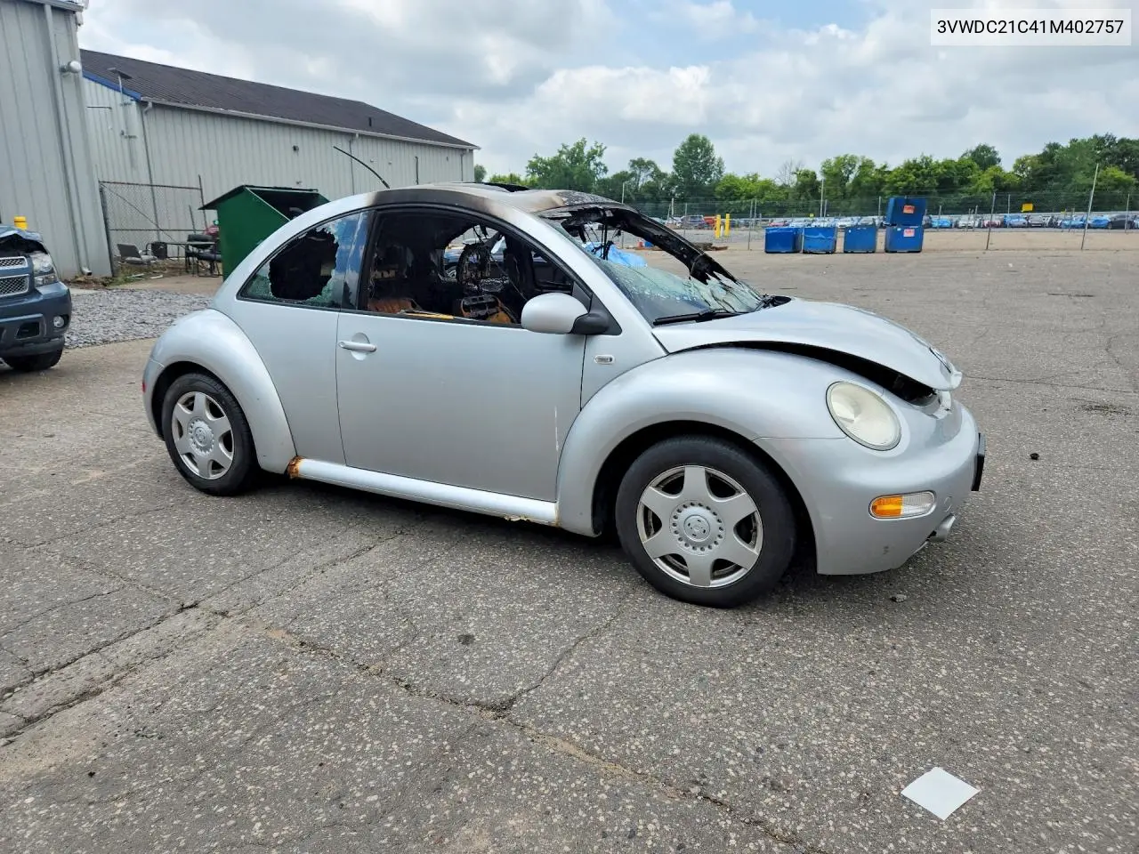 2001 Volkswagen New Beetle Glx VIN: 3VWDC21C41M402757 Lot: 60941576