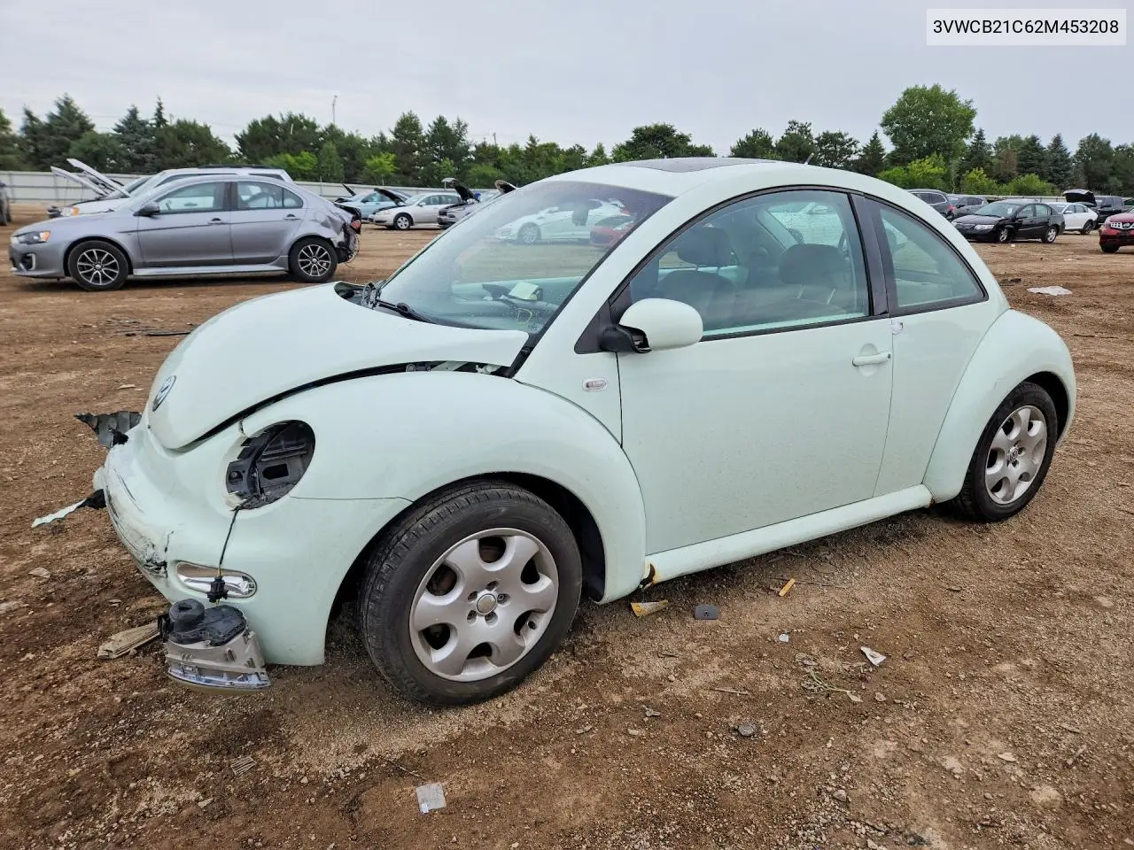 2002 Volkswagen New Beetle Gls VIN: 3VWCB21C62M453208 Lot: 58959886
