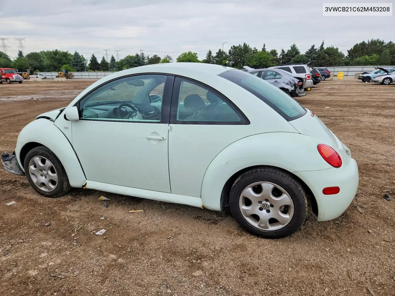 2002 Volkswagen New Beetle Gls VIN: 3VWCB21C62M453208 Lot: 58959886