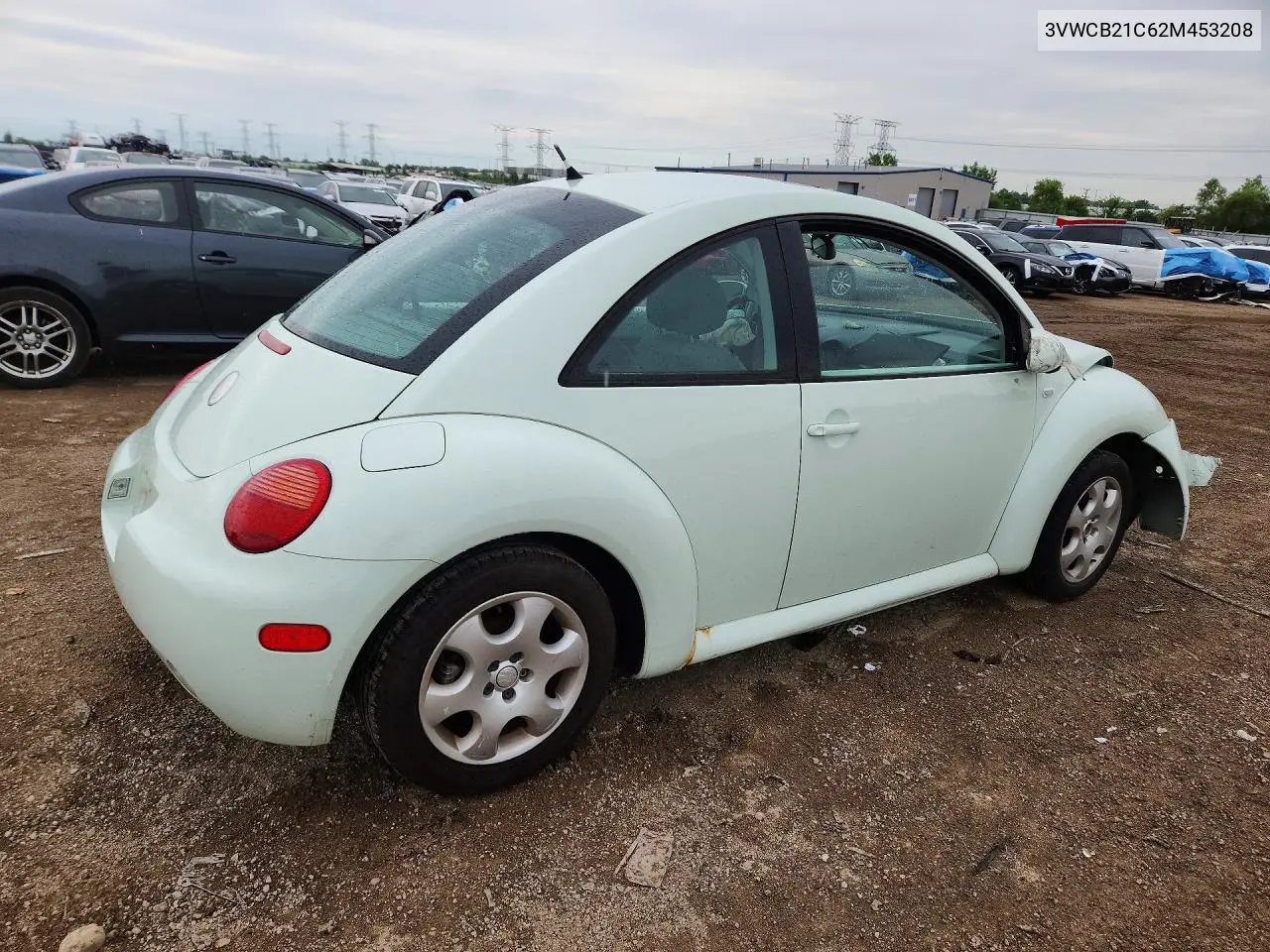 2002 Volkswagen New Beetle Gls VIN: 3VWCB21C62M453208 Lot: 58959886
