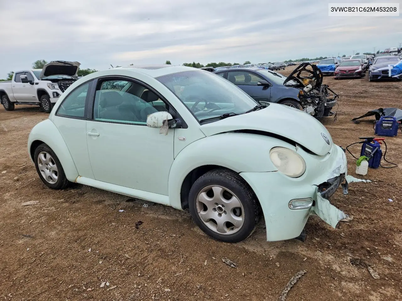 2002 Volkswagen New Beetle Gls VIN: 3VWCB21C62M453208 Lot: 58959886