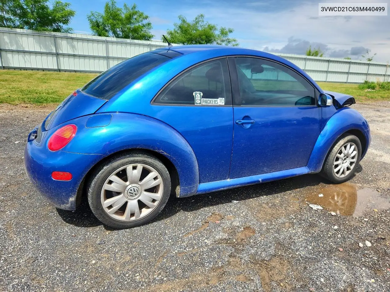2003 Volkswagen New Beetle Gls VIN: 3VWCD21C63M440499 Lot: 56095066