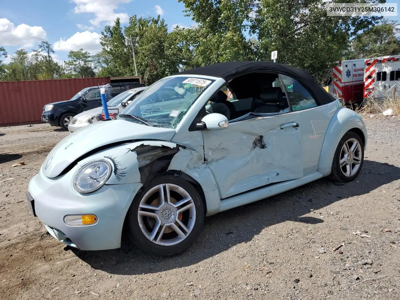 3VWCD31Y25M306142 2005 Volkswagen New Beetle Gls