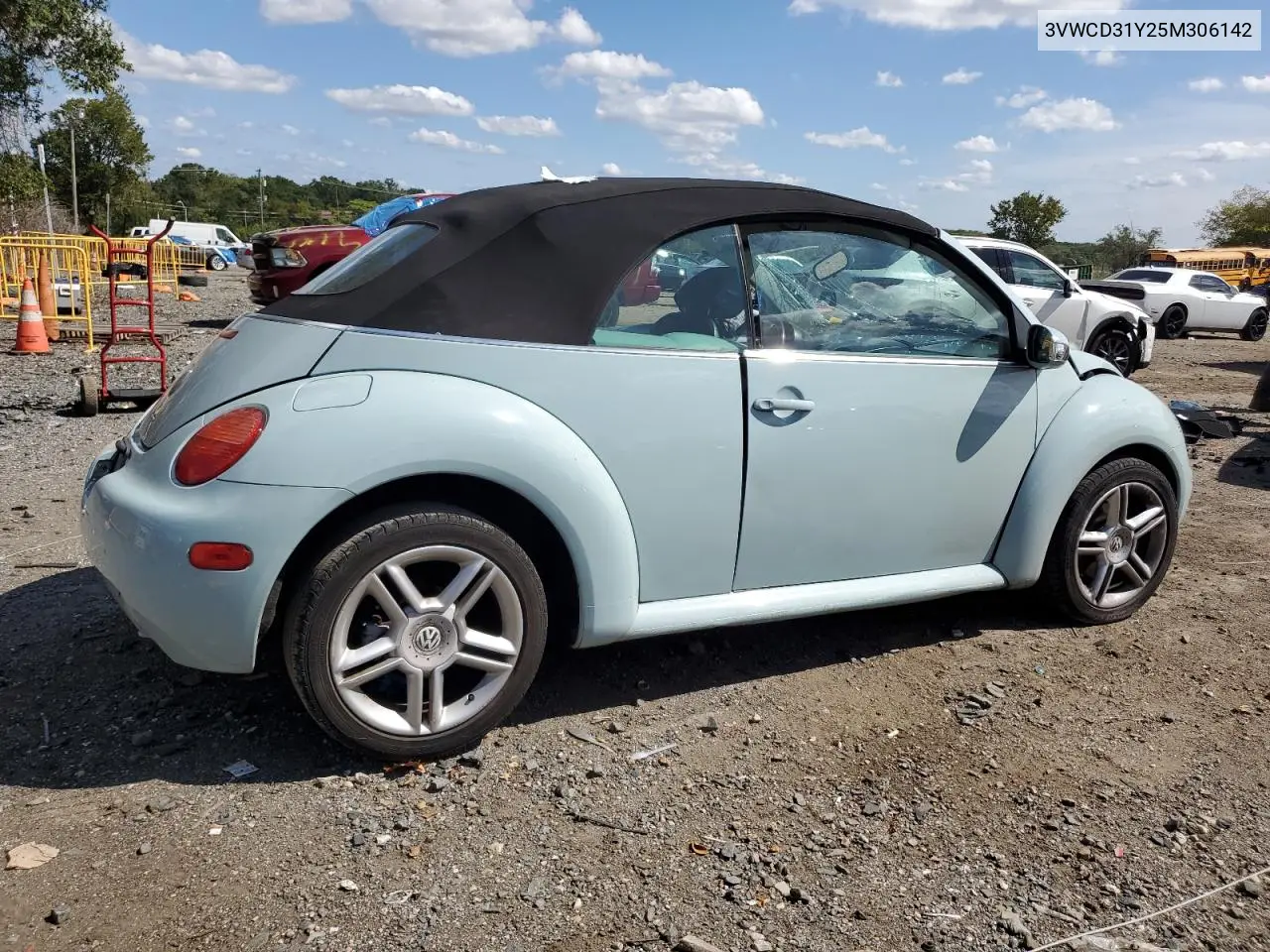 3VWCD31Y25M306142 2005 Volkswagen New Beetle Gls