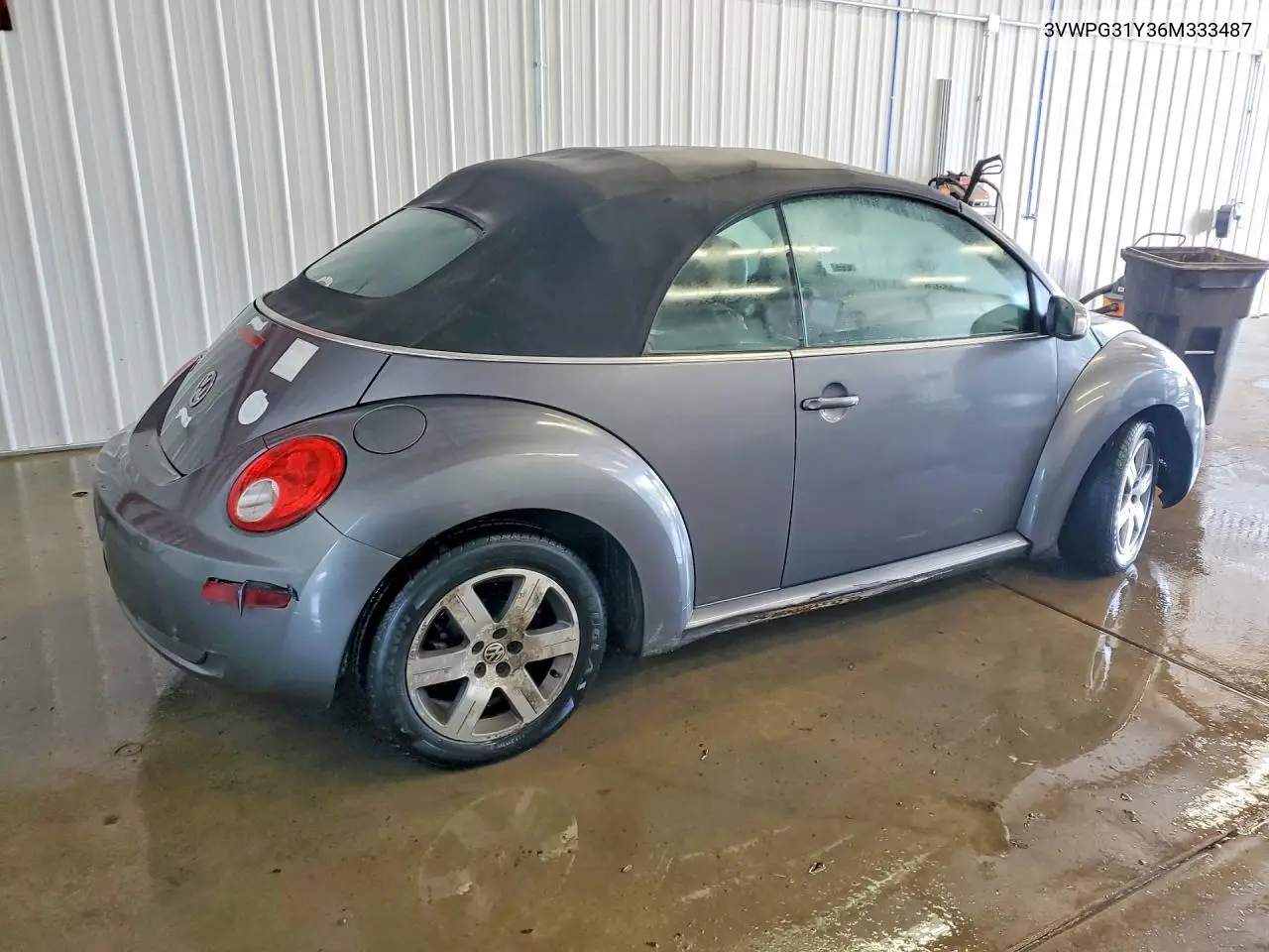2006 Volkswagen New Beetle Convertible VIN: 3VWPG31Y36M333487 Lot: 58050396