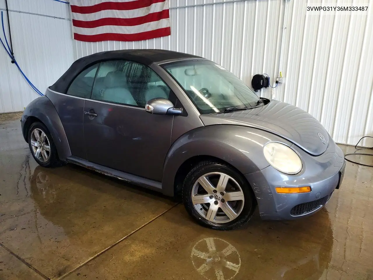 2006 Volkswagen New Beetle Convertible VIN: 3VWPG31Y36M333487 Lot: 58050396