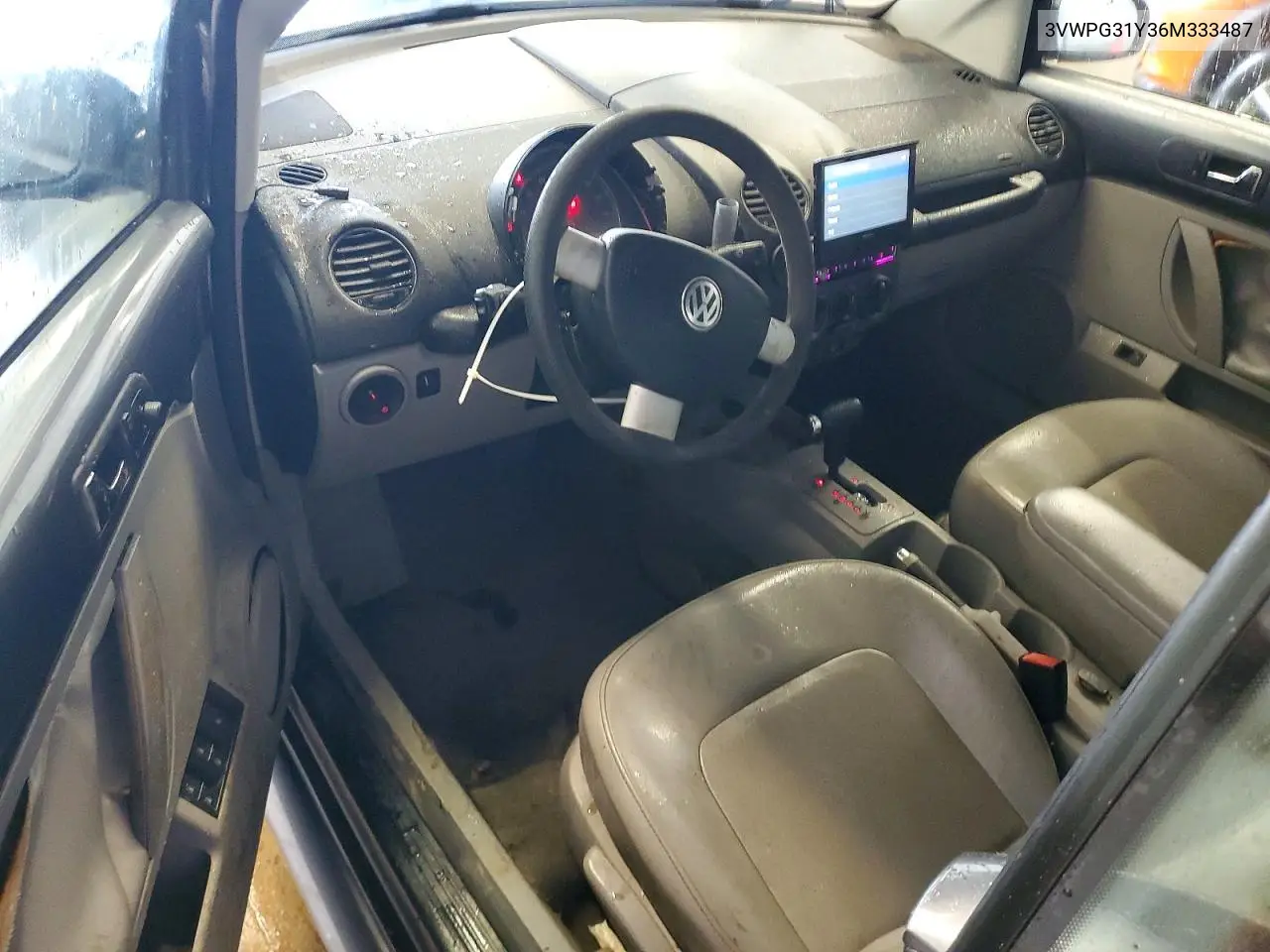 2006 Volkswagen New Beetle Convertible VIN: 3VWPG31Y36M333487 Lot: 58050396
