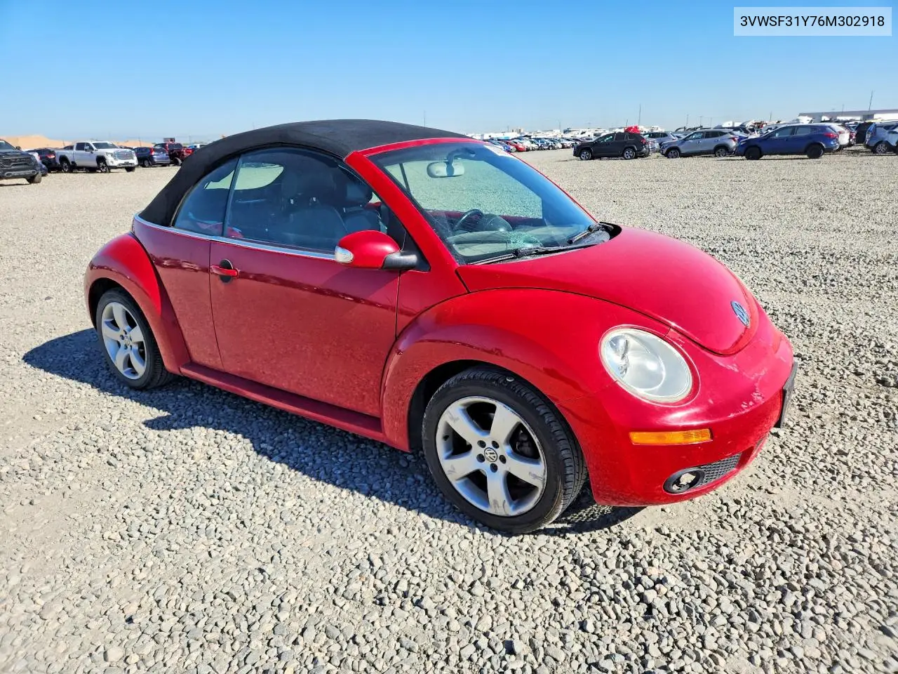 2006 Volkswagen New Beetle Convertible Option Package 2 VIN: 3VWSF31Y76M302918 Lot: 60653196