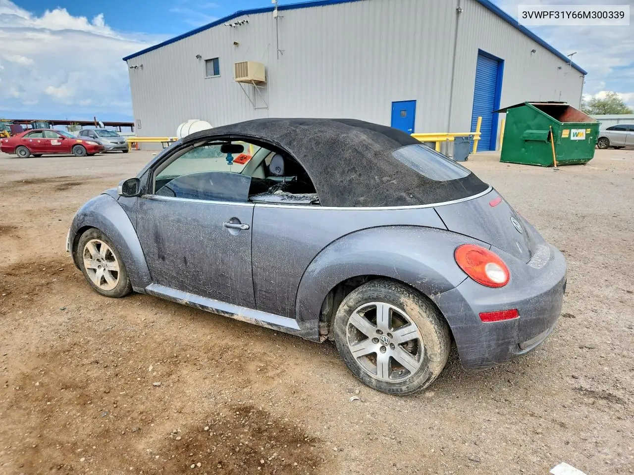 2006 Volkswagen New Beetle Convertible VIN: 3VWPF31Y66M300339 Lot: 61625976