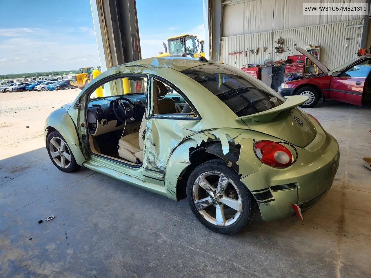 2007 Volkswagen New Beetle VIN: 3VWPW31C57M521310 Lot: 56486936