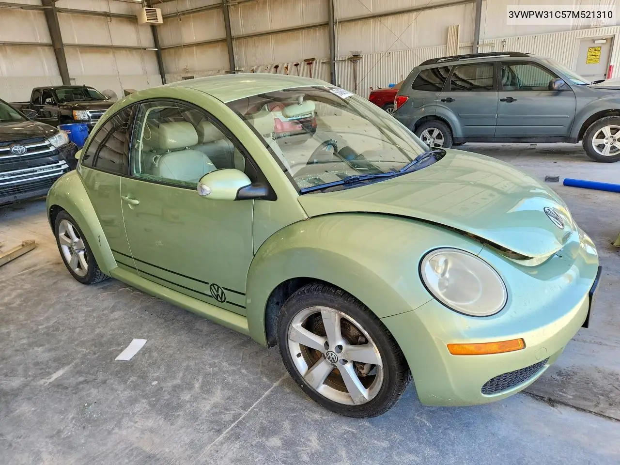 2007 Volkswagen New Beetle VIN: 3VWPW31C57M521310 Lot: 56486936