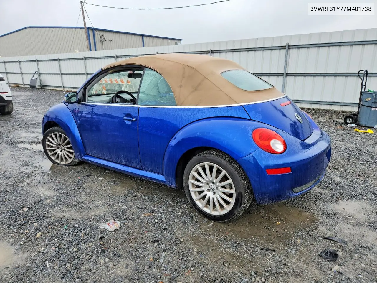 2007 Volkswagen New Beetle Convertible Option Package 1 VIN: 3VWRF31Y77M401738 Lot: 60422976