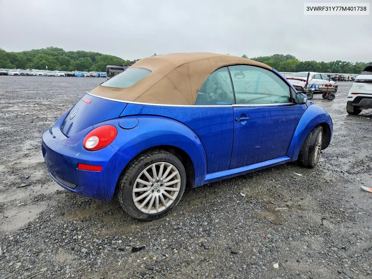 2007 Volkswagen New Beetle Convertible Option Package 1 VIN: 3VWRF31Y77M401738 Lot: 60422976