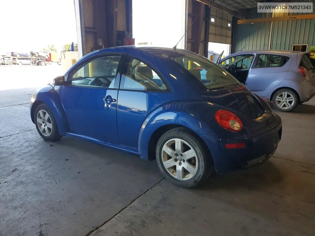 2007 Volkswagen New Beetle 2.5L Option Package 1 VIN: 3VWRW31C87M521343 Lot: 60928516