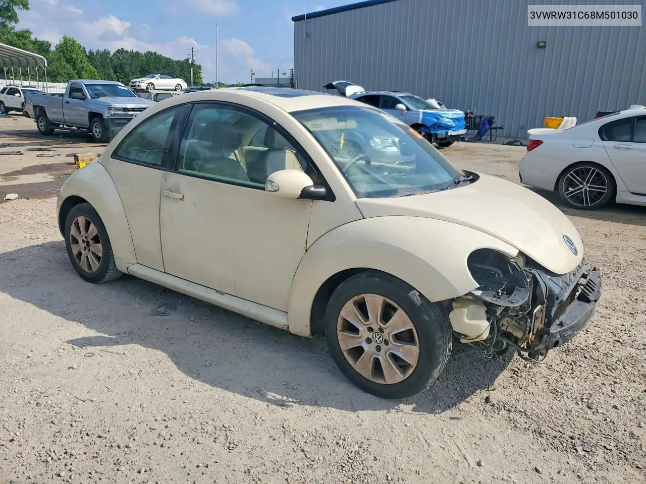 2008 Volkswagen New Beetle S VIN: 3VWRW31C68M501030 Lot: 59138526