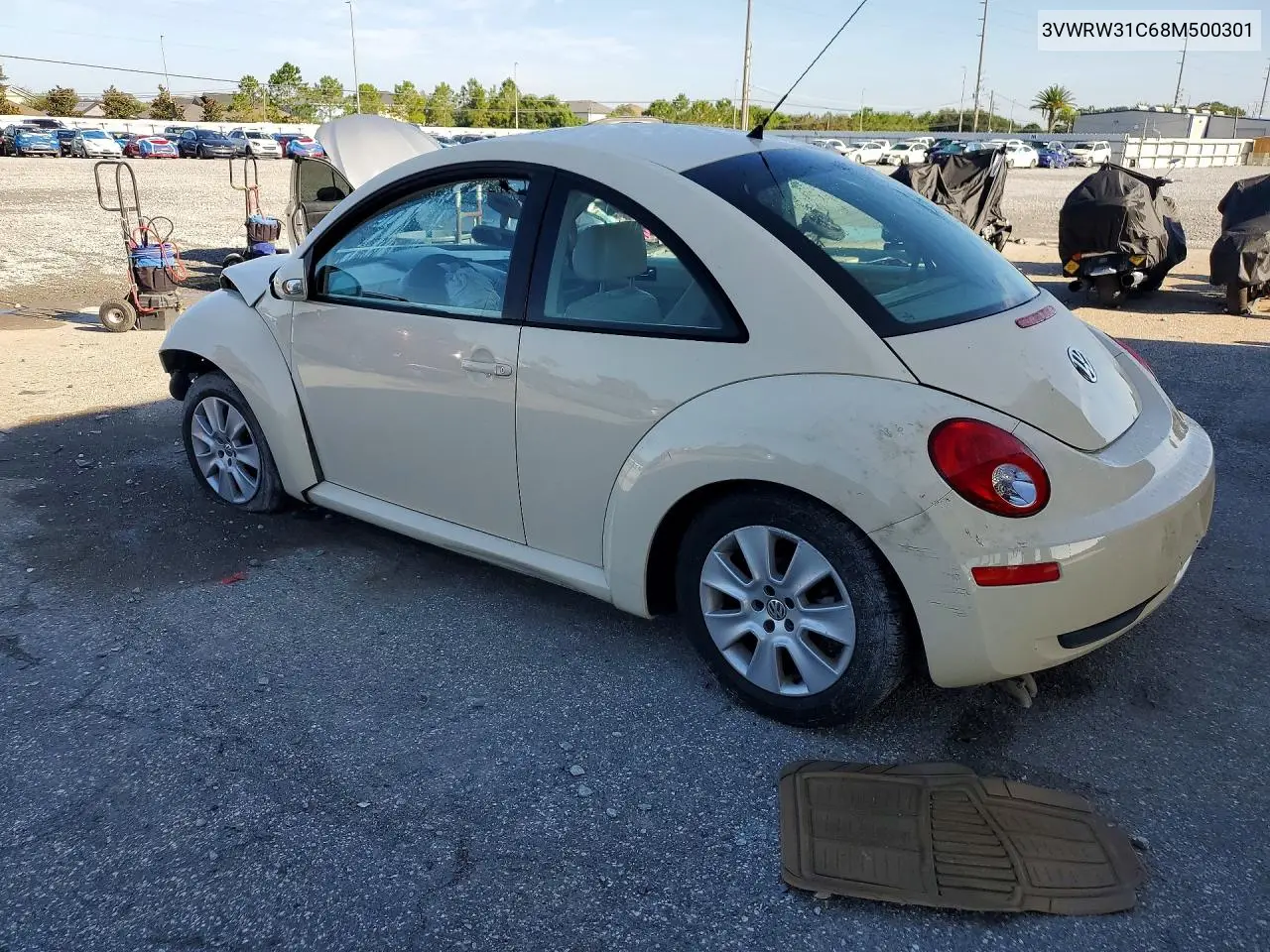 2008 Volkswagen New Beetle S VIN: 3VWRW31C68M500301 Lot: 59318676