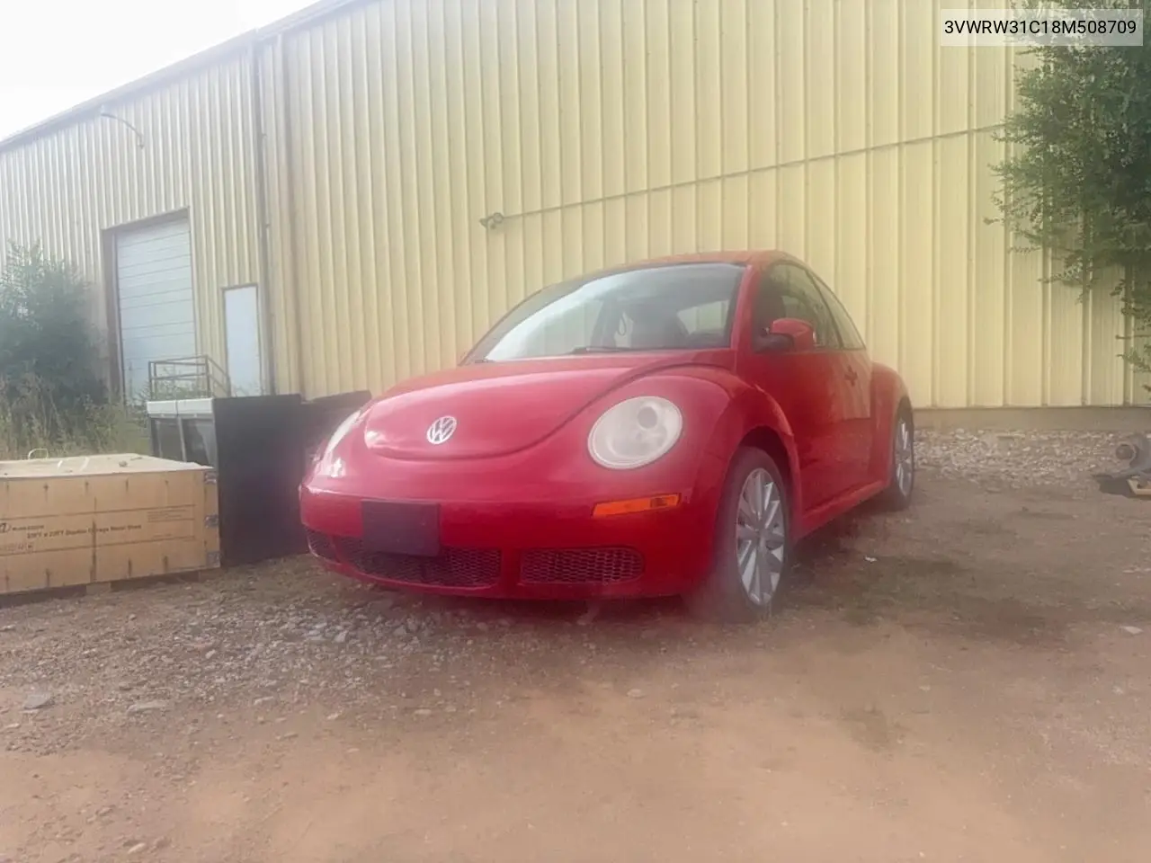 2008 Volkswagen New Beetle S VIN: 3VWRW31C18M508709 Lot: 85992915