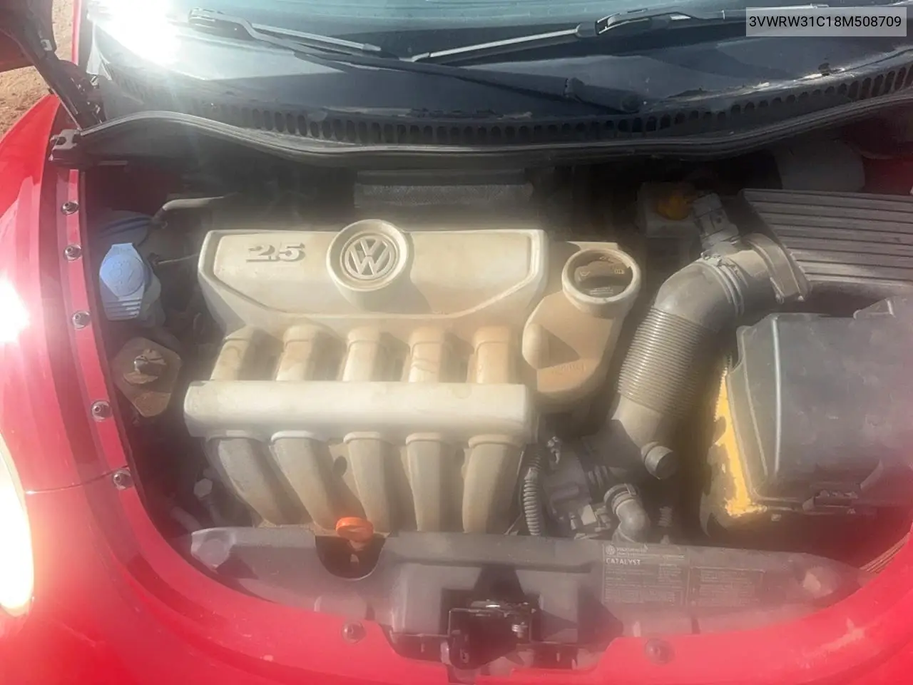 2008 Volkswagen New Beetle S VIN: 3VWRW31C18M508709 Lot: 85992915