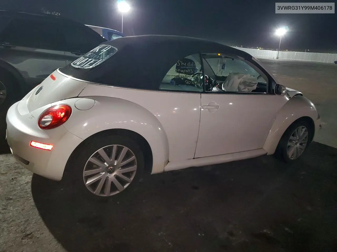 2009 Volkswagen New Beetle S VIN: 3VWRG31Y99M406178 Lot: 61072036