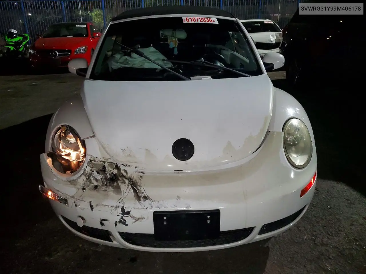 2009 Volkswagen New Beetle S VIN: 3VWRG31Y99M406178 Lot: 61072036