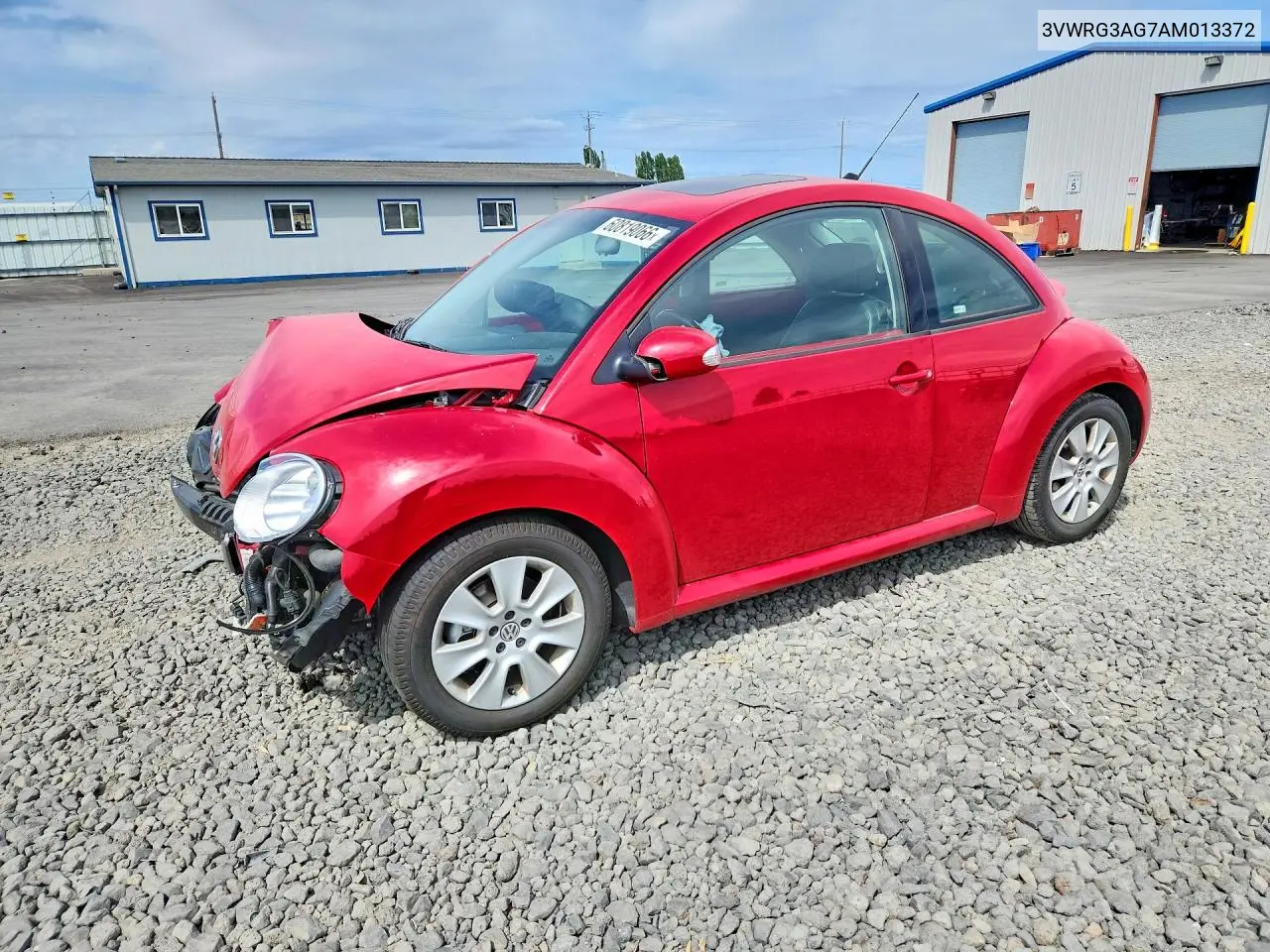 2010 Volkswagen New Beetle VIN: 3VWRG3AG7AM013372 Lot: 60819066
