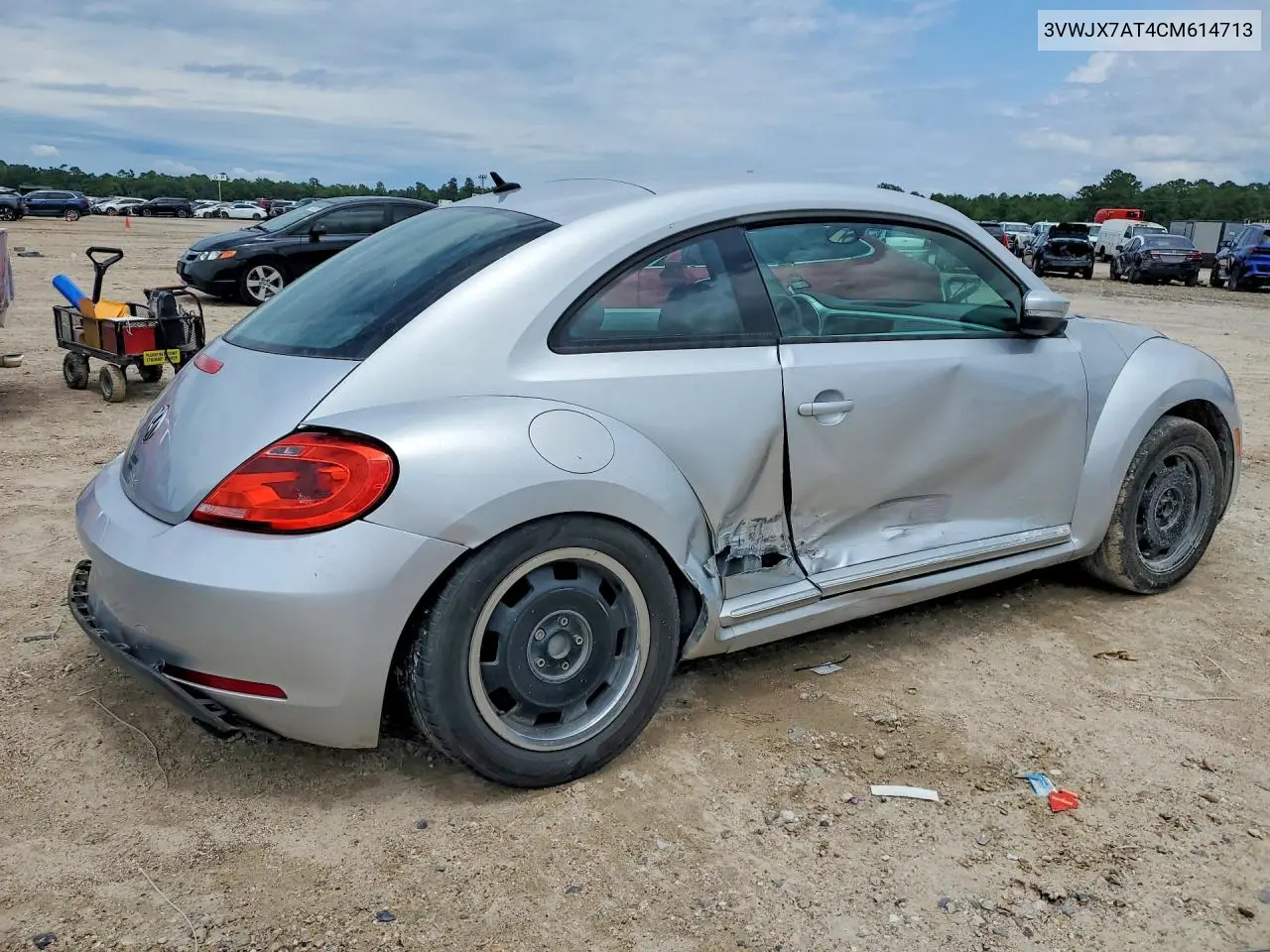 2012 Volkswagen Beetle VIN: 3VWJX7AT4CM614713 Lot: 52799066