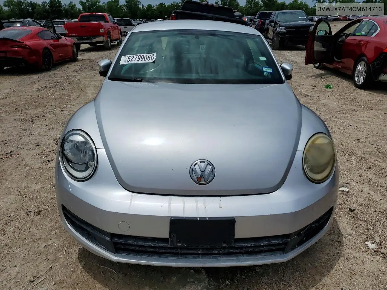 2012 Volkswagen Beetle VIN: 3VWJX7AT4CM614713 Lot: 52799066