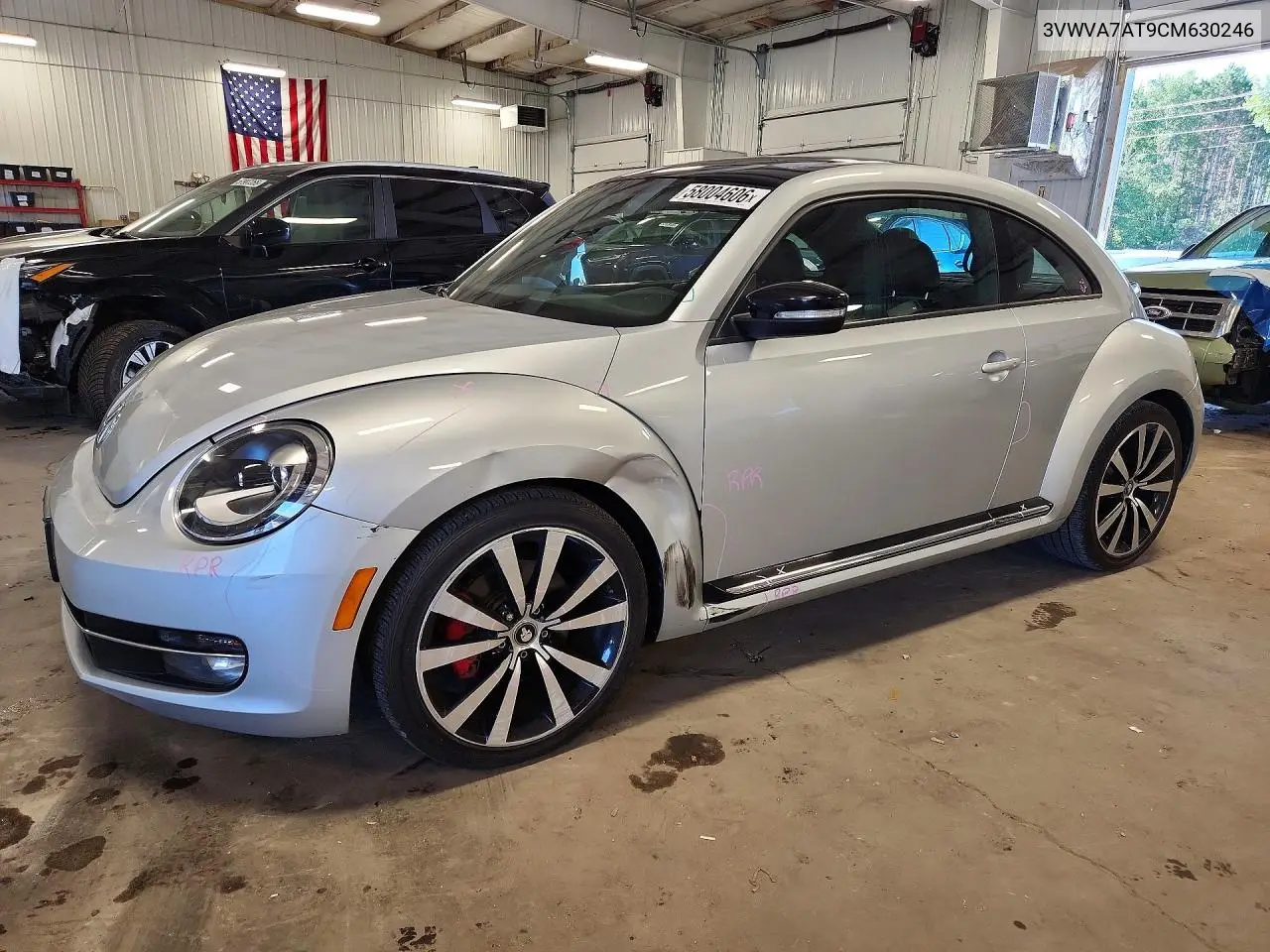 2012 Volkswagen Beetle Turbo VIN: 3VWVA7AT9CM630246 Lot: 58004606