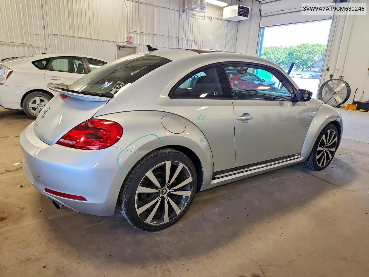 2012 Volkswagen Beetle Turbo VIN: 3VWVA7AT9CM630246 Lot: 58004606