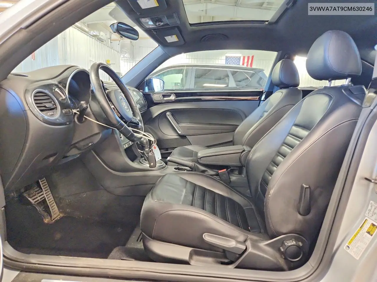 2012 Volkswagen Beetle Turbo VIN: 3VWVA7AT9CM630246 Lot: 58004606