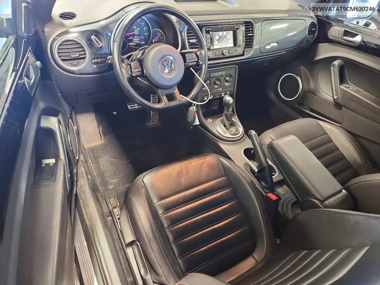 2012 Volkswagen Beetle Turbo VIN: 3VWVA7AT9CM630246 Lot: 58004606