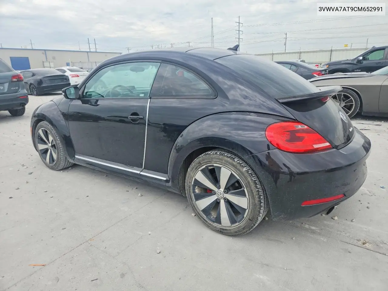 2012 Volkswagen Beetle Turbo VIN: 3VWVA7AT9CM652991 Lot: 58518126