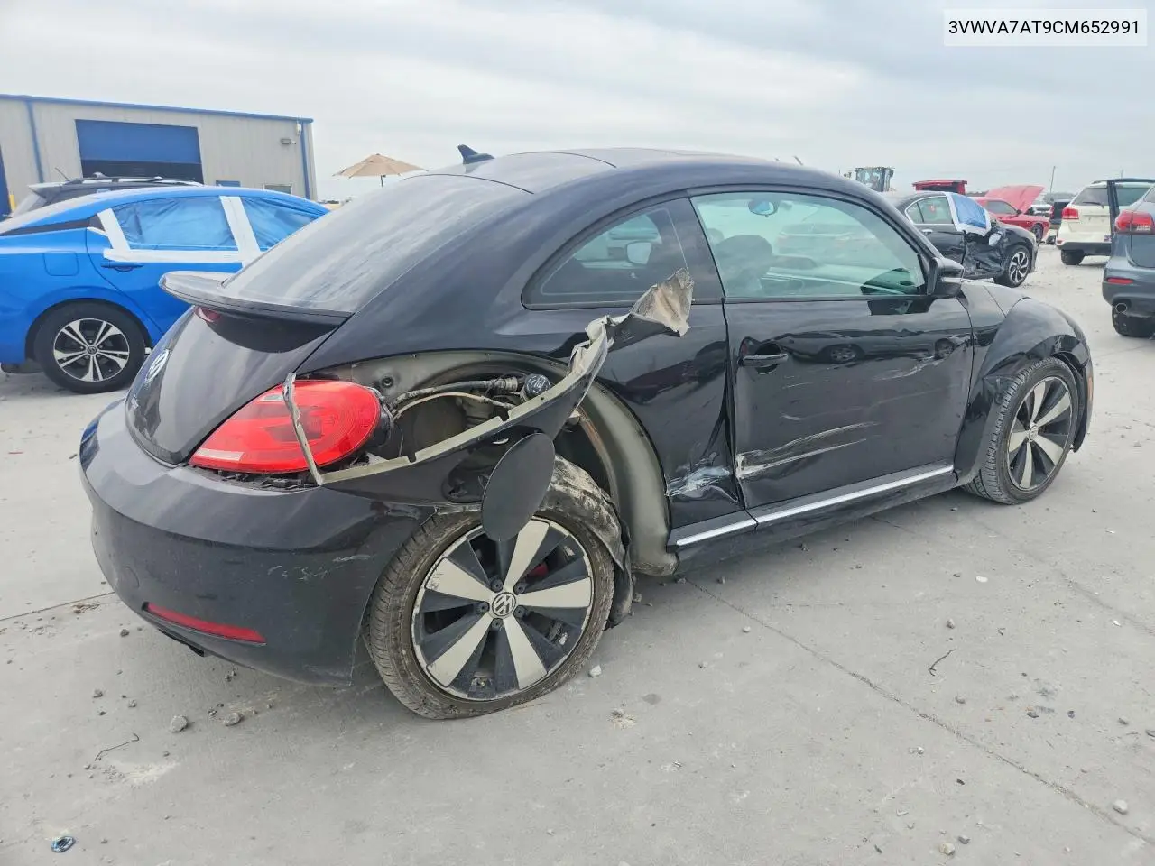 2012 Volkswagen Beetle Turbo VIN: 3VWVA7AT9CM652991 Lot: 58518126