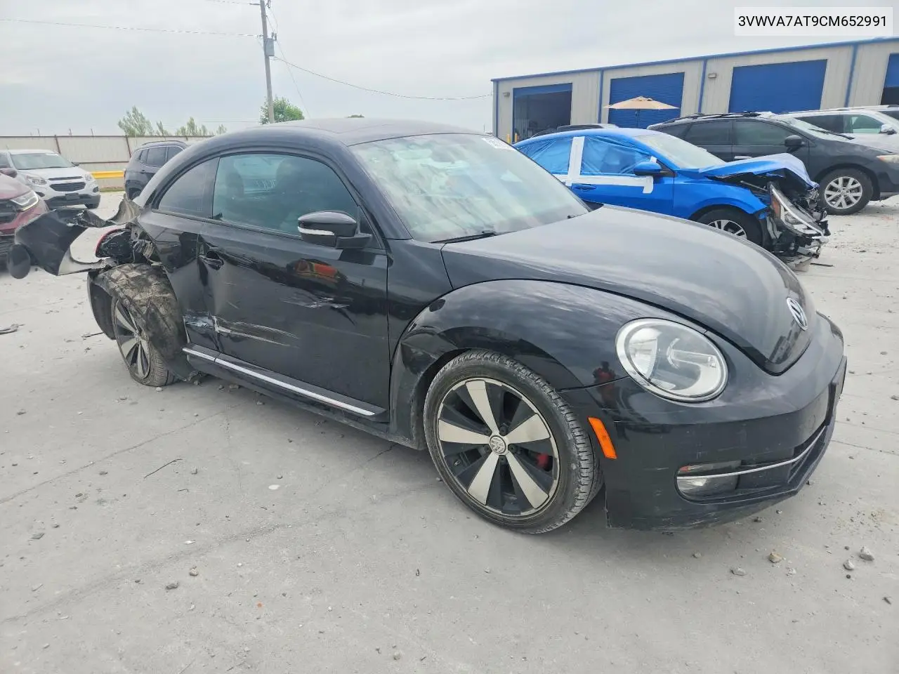 2012 Volkswagen Beetle Turbo VIN: 3VWVA7AT9CM652991 Lot: 58518126