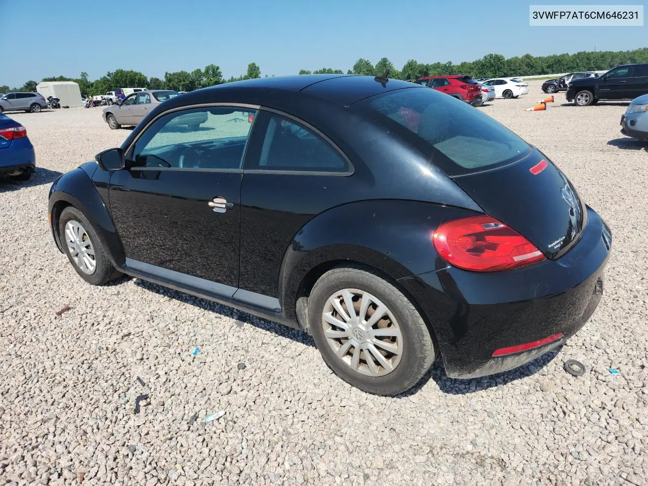 2012 Volkswagen Beetle VIN: 3VWFP7AT6CM646231 Lot: 59828896