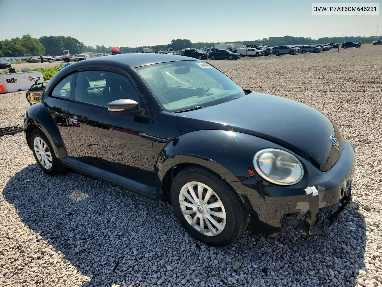 2012 Volkswagen Beetle VIN: 3VWFP7AT6CM646231 Lot: 59828896