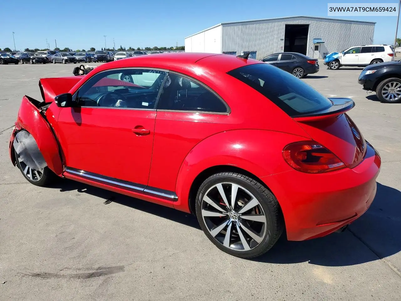 2012 Volkswagen Beetle Turbo VIN: 3VWVA7AT9CM659424 Lot: 59917076