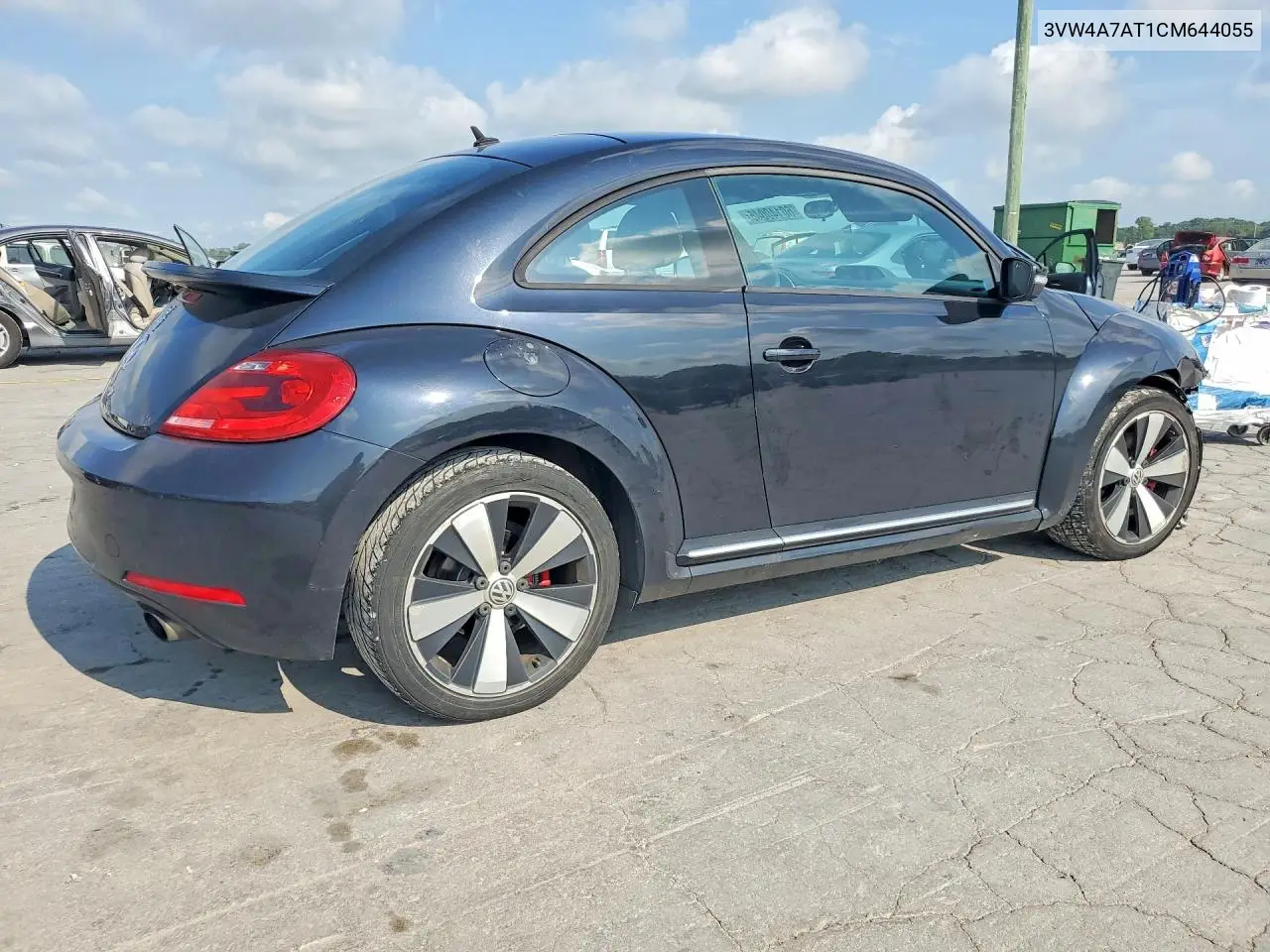 2012 Volkswagen Beetle Turbo VIN: 3VW4A7AT1CM644055 Lot: 60140046