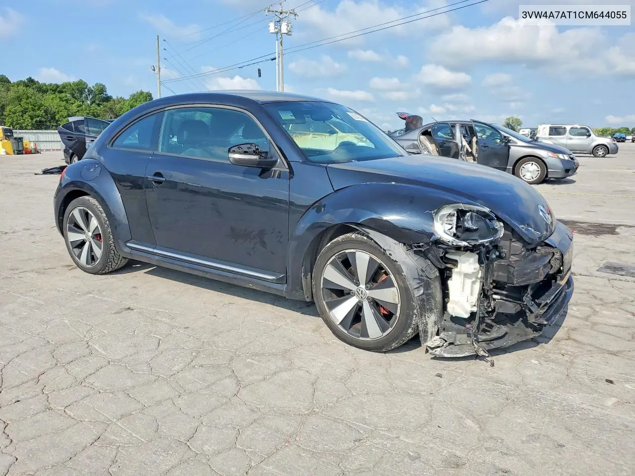 2012 Volkswagen Beetle Turbo VIN: 3VW4A7AT1CM644055 Lot: 60140046