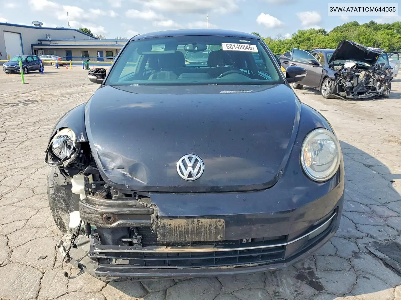 2012 Volkswagen Beetle Turbo VIN: 3VW4A7AT1CM644055 Lot: 60140046
