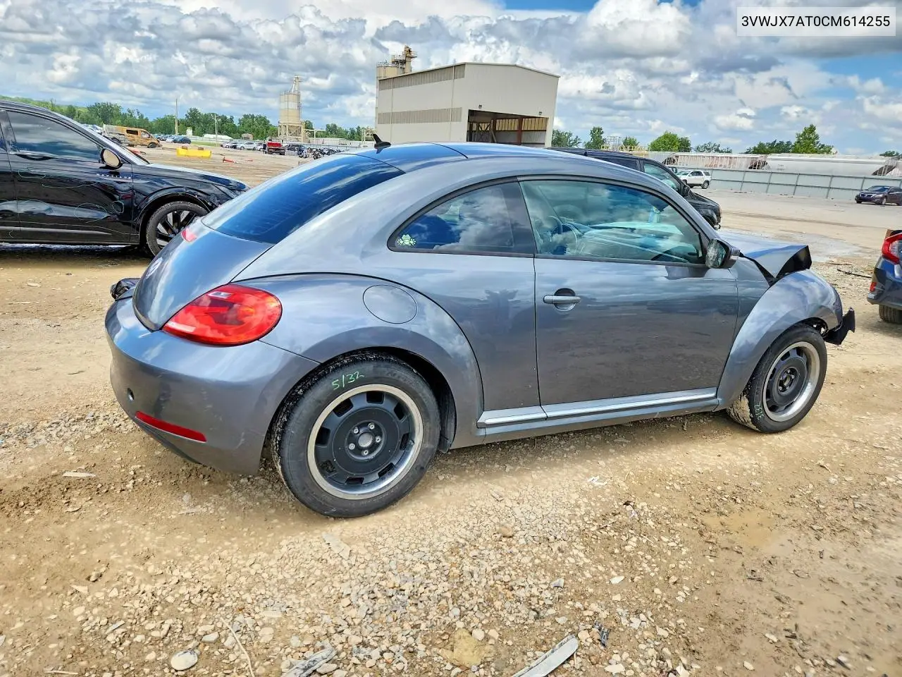 2012 Volkswagen Beetle VIN: 3VWJX7AT0CM614255 Lot: 60605386