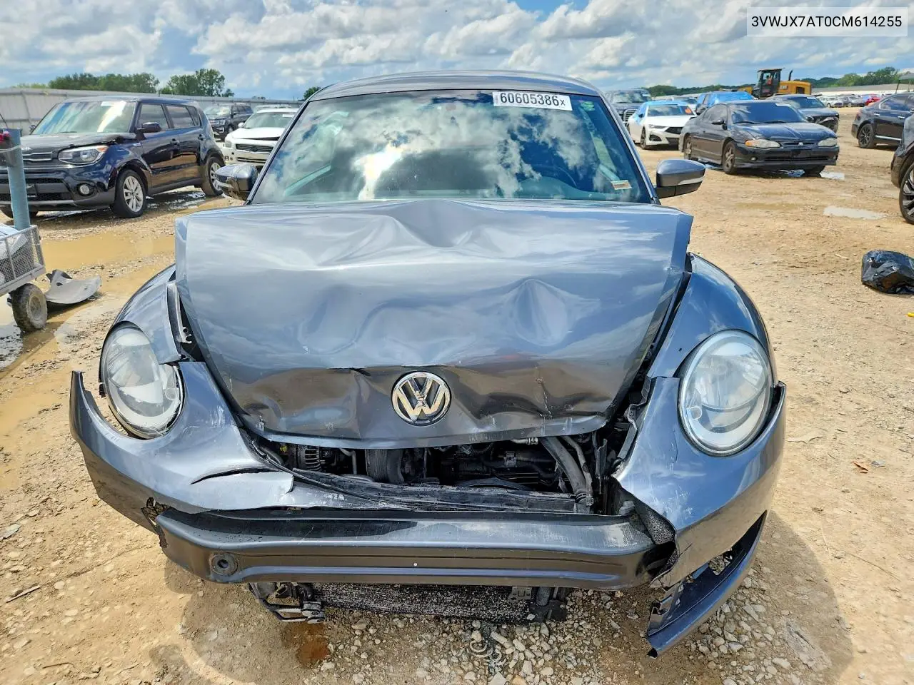 2012 Volkswagen Beetle VIN: 3VWJX7AT0CM614255 Lot: 60605386